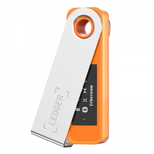 Криптокошелек холодный Ledger Nano S Plus BTC Orange