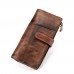 Шкіряний гаманець з RFID захистом і знімним відділенням LOCKER's VWL-Brown