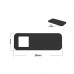 Комплект прямокутних заглушок на веб камеру із 3 шт чорного кольору LOCKER's Cam Square Black 3