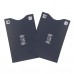 Защитный чехол из алюминиевой фольги с бумажным покрытием с RFID защитой для пластиковых карт с pay pass черный