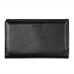 Кожаный бумажник тройной с RFID защитой черный LOCKER's Wallet3 Black