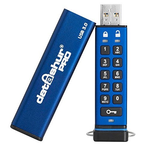 Флешка iStorage datAshur Pro USB3 256-bit 64GB