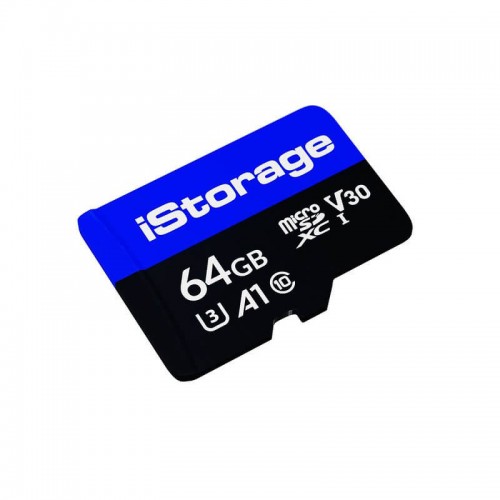 Карта пам'яті з шифруванням iStorage microSD Card 64GB - 3 шт.