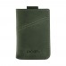 Кожаный картхолдер с RFID защитой LOCKER's LH3-Green