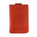 Шкіряний картхолдер з RFID захистом LOCKER's LH3-Red