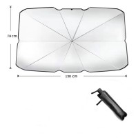 Парасолька для захисту від сонця на лобове скло, 78х138 см, Титан