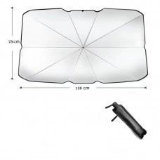 Парасолька для захисту від сонця на лобове скло, 78х138 см, Титан