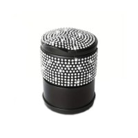 Блискуча стійка до запахів попільничка для автомобіля з кришкою, Білий