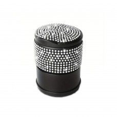 Блискуча стійка до запахів попільничка для автомобіля з кришкою, Білий