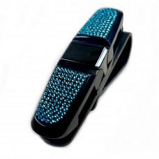 Тримач для окулярів і карток зі стразами, Блакитний