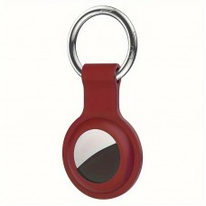 Брелок-тримач для Air Tag силіконовий закритий, Червоний