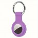Брелок-тримач для Air Tag силіконовий закритий, Фіолетовий
