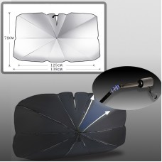 Парасолька для захисту від сонця на лобове скло, 78х138 см, Гнучка ручка