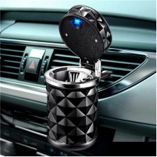 Автомобільна попільничка з підсвіткою Грані, Чорний