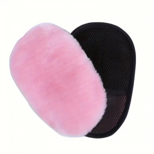 М'яка рукавичка з мікрофібри для чищення автомобіля, Рожевий