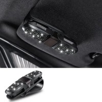 Комплект в стрази: накладка на пасок безпеки, гачки для сумки, тримач окулярів подвійний, зарядка від прикурювача, тримач для телефону, Чорний