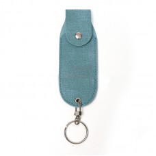 Кейс для газового балончика із шкірозамінника + балончик Терен 1м + ремінець зі шкірозамінника, Блакитний