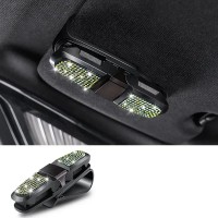 Комплект в стрази: накладка на пасок безпеки, гачки для сумки, тримач окулярів подвійний, зарядка від прикурювача, тримач для телефону, Різнокольоровий