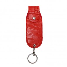 Кейс для газового балончика із шкірозамінника + балончик Терен 1м + ремінець зі шкірозамінника, Червоний