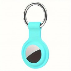 Брелок-тримач для Air Tag силіконовий закритий, Блакитний