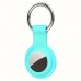 Брелок-тримач для Air Tag силіконовий закритий, Блакитний