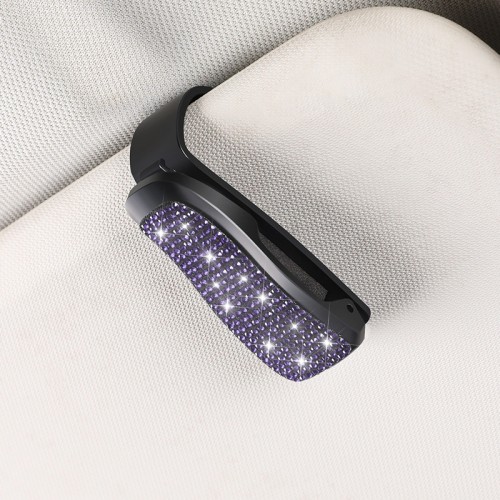 Тримач-затискач для окулярів зі стразами, Фіолетовий