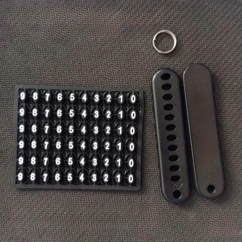 Брелок з номером телефону