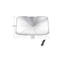 Парасолька для захисту від сонця на лобове скло, 65х125 см