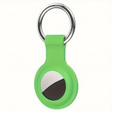 Брелок-тримач для Air Tag силіконовий закритий, Зелений