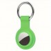 Брелок-тримач для Air Tag силіконовий закритий, Зелений
