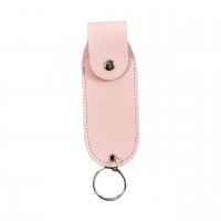 Кейс для газового балончика із шкірозамінника + балончик Терен 1м + ремінець зі шкірозамінника, Рожевий